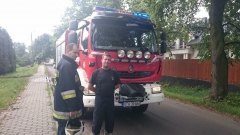 Pożar trawy 27.06.2016