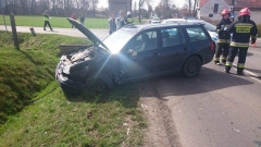 Wypadek w Jasionie 03.04.2016